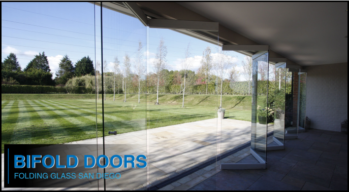 77 bifold doors folding glass san diego Panoramic LaCantina patio 1