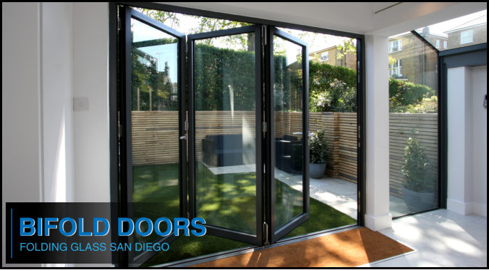 80 bifold doors folding glass san diego Panoramic LaCantina custom 4