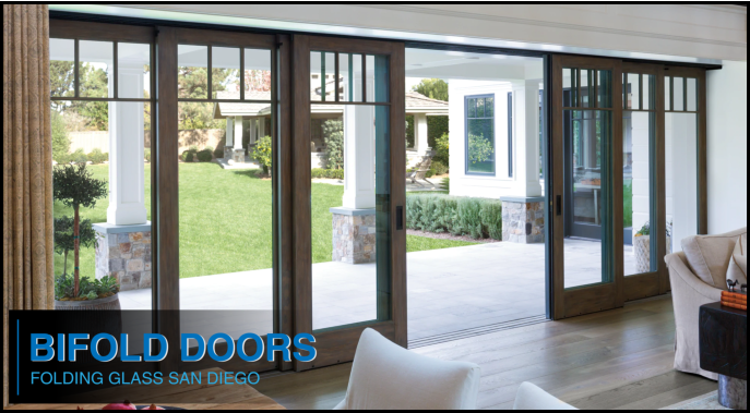 81 bifold doors folding glass san diego Panoramic LaCantina installation 1