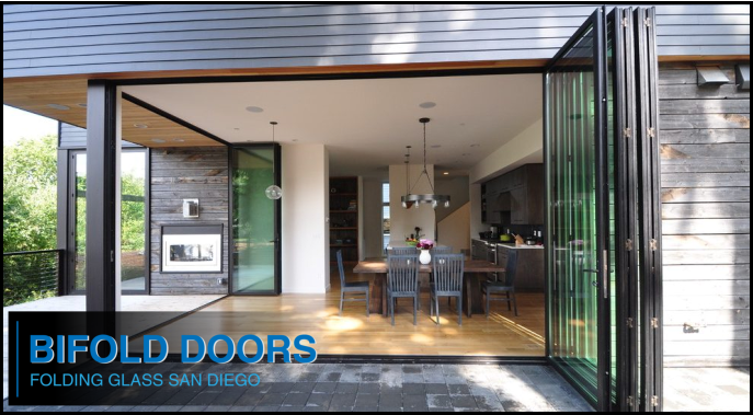 83 bifold doors folding glass san diego Panoramic LaCantina home 4